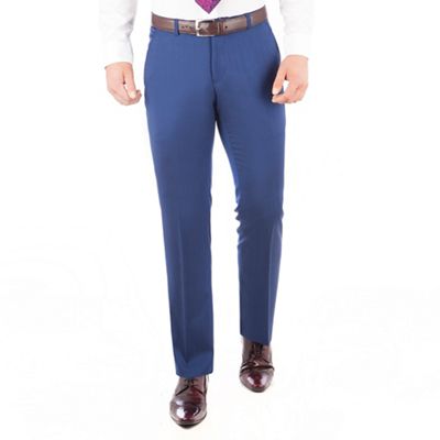 Ben Sherman Bright blue pure new wool slim fit kings suit trouser